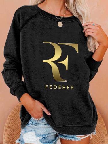 Women's Tennis Legend Print Sweatshirt
