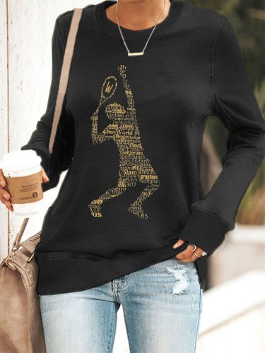 Women's RAFA Greatest Tennis Print Sweatshirt