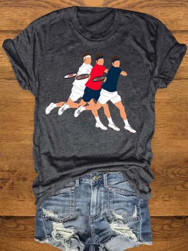 Women's The Goat RF Tennis Legend Printed Short Sleeve T-Shirt