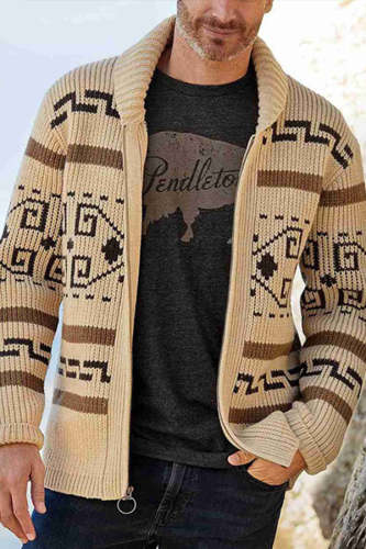 Casual Long-sleeved Slim Jacquard Sweater