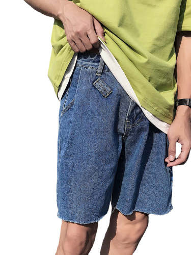 Casual Men'S Blue Denim Shorts
