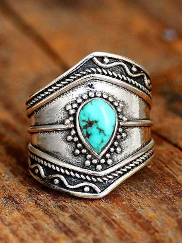 Western Vintage Turquoise Ring