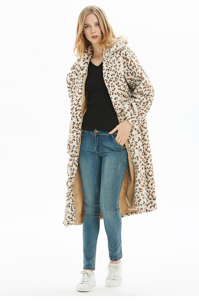 Women BethDutton Inspired Cheetah Print Coat Dress like Beth Dutton Outfit Cheetah  Trench Coat West Style
