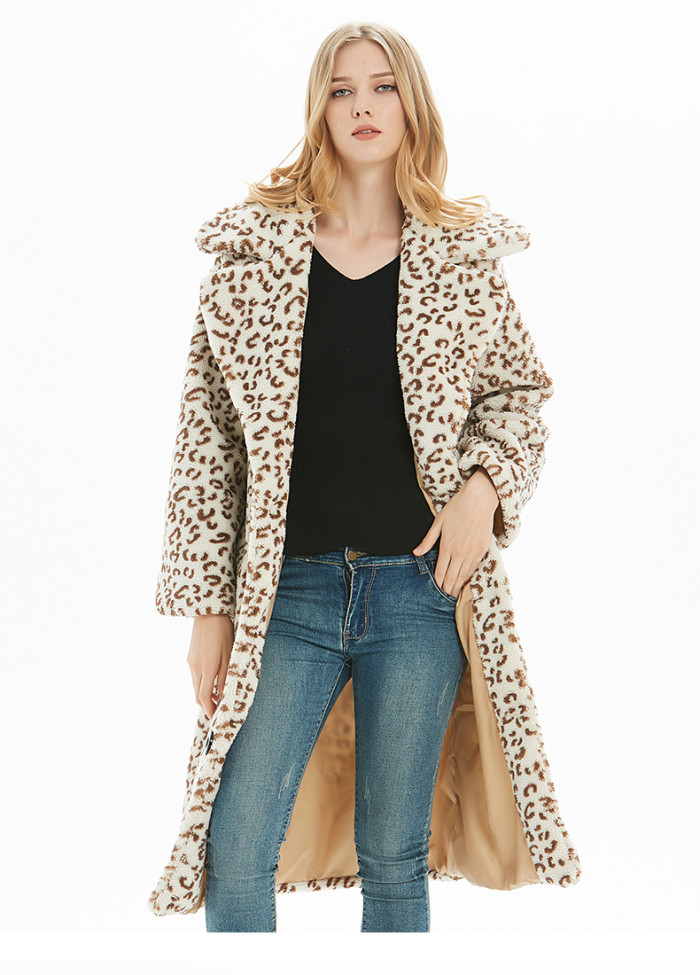 Women BethDutton Inspired Cheetah Print Coat Dress like Beth Dutton Outfit Cheetah  Trench Coat West Style
