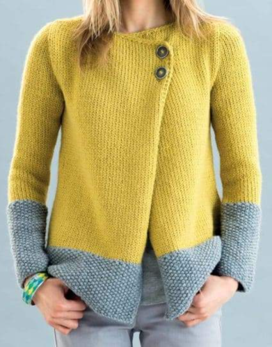 Seasonal Irregular Knitted Sweater