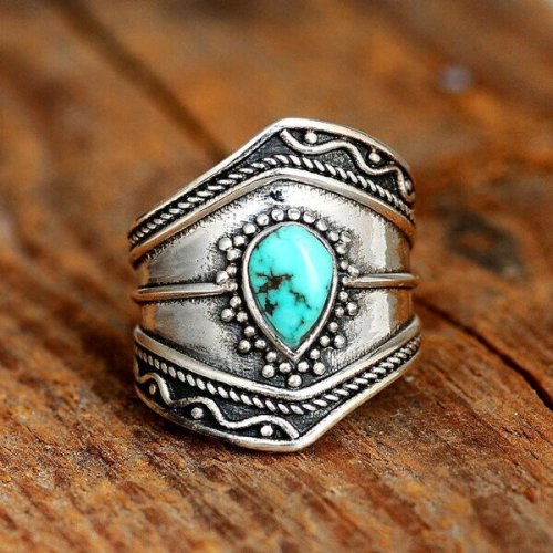 🔥 Last Day Promotion 70% OFF🔥Boho Turquoise Ring