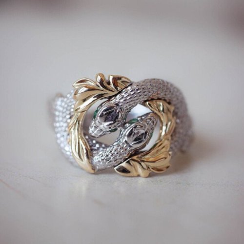 Sterling Silver Wrapped Snake Ring