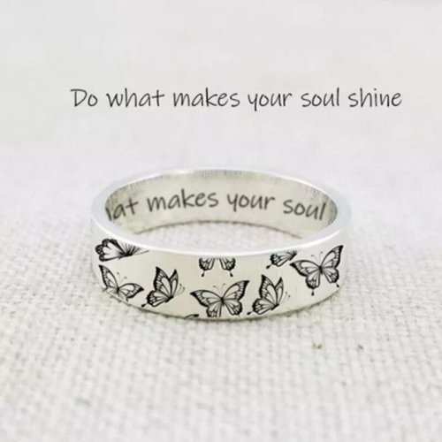 🔥 Last Day Promotion 70% OFF-🦋Butterfly Ring-''Do what makes your soul shine''✨