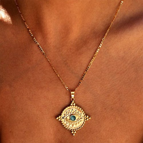Eye Of Horus Turquoise Necklace