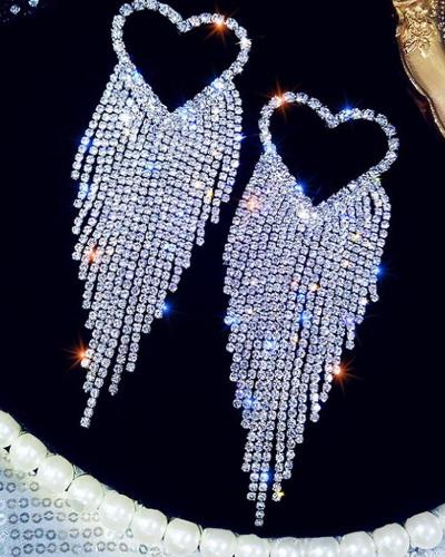 Love Long Tassel Fashion Earrings