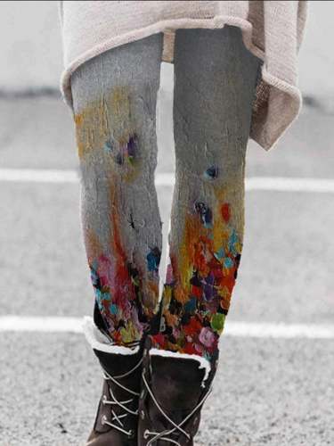 🔥Buy 3 Get 10% Off🔥Women's Color Oil Painting Casual Leggings