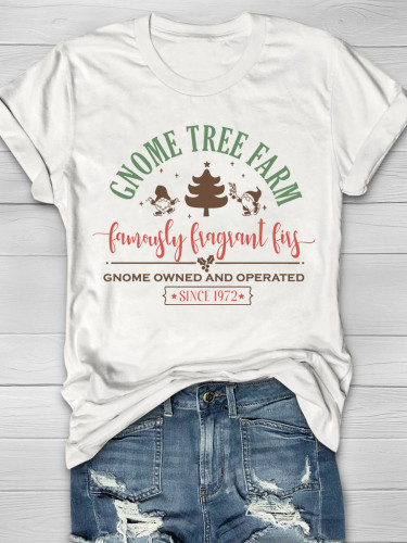 Gnome Tree Farm Fresh Christmas T-Shirt