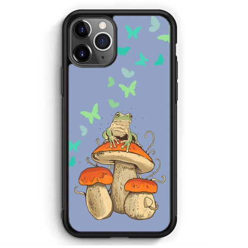 Frog Mushroom And Butterfly Phone Case
