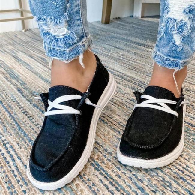 flat slip on loafers