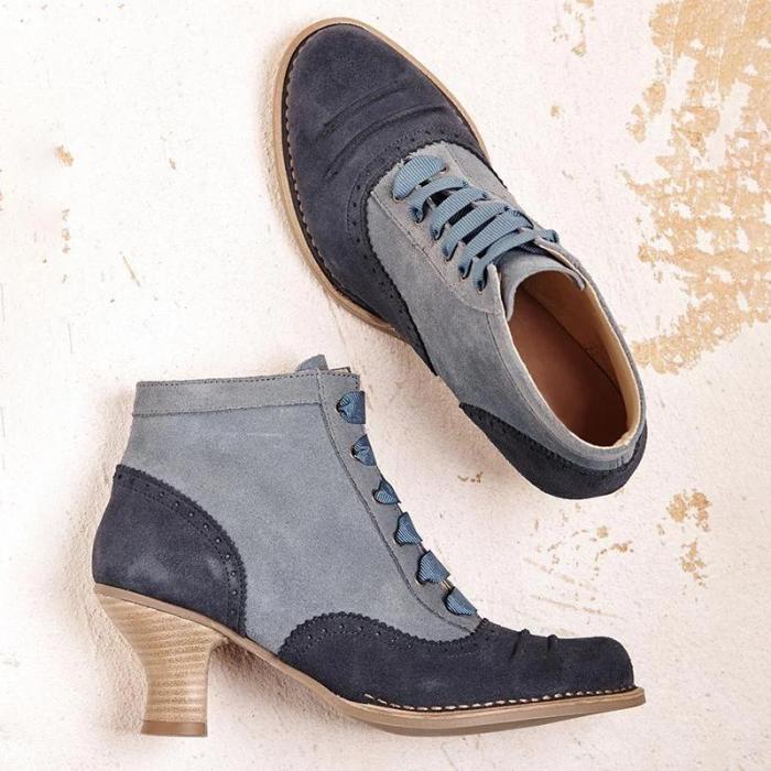 Women Stylish and Vintage Ankle Boots