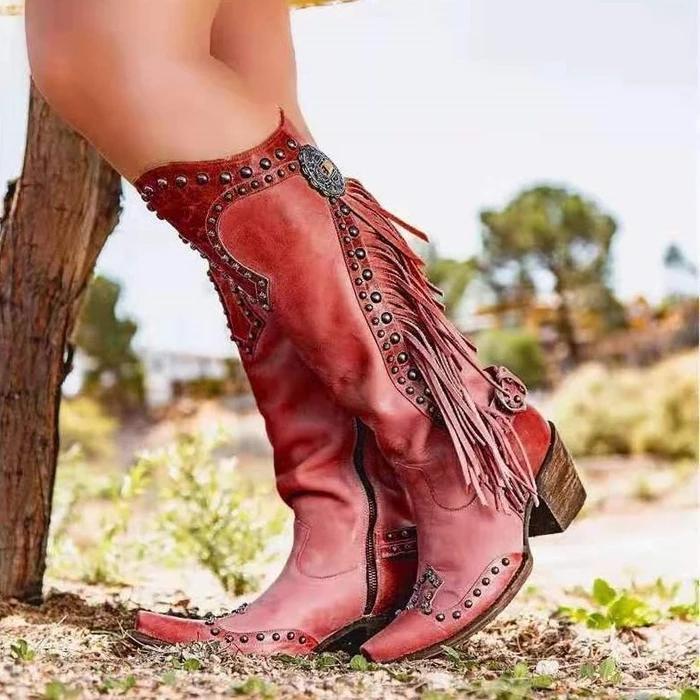 womens western boots with zipper