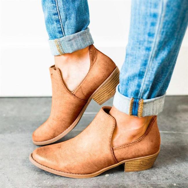 booties with short heel