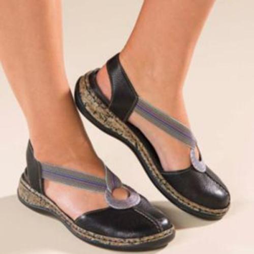 Women PU Leather Soft Sandals