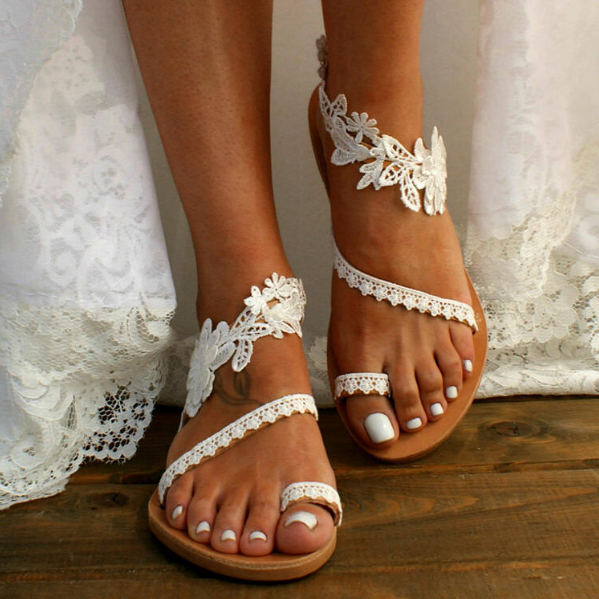 slip on sandals flat