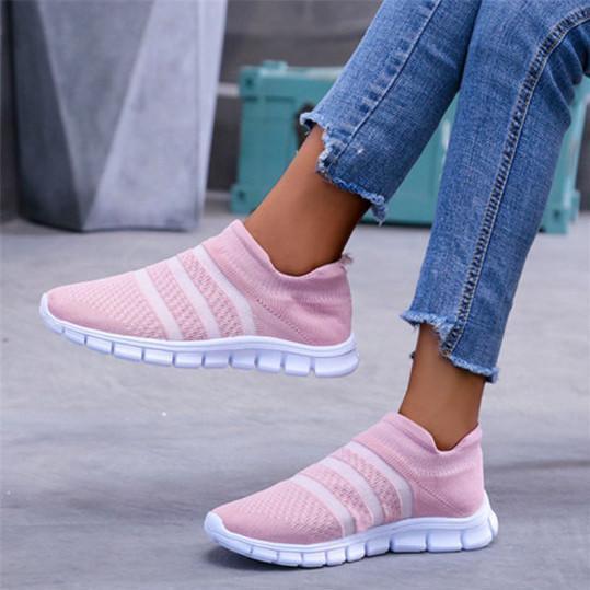 plain flat round toe casual sneakers