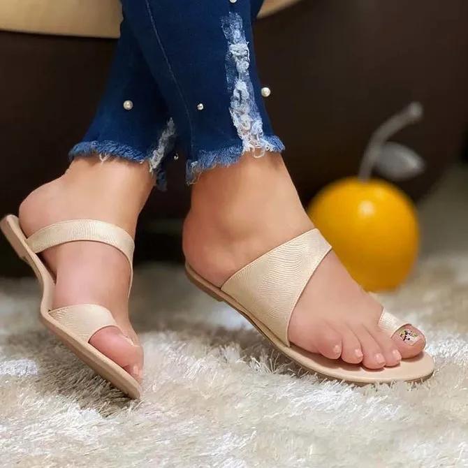 Summer Flat Heel Slippers