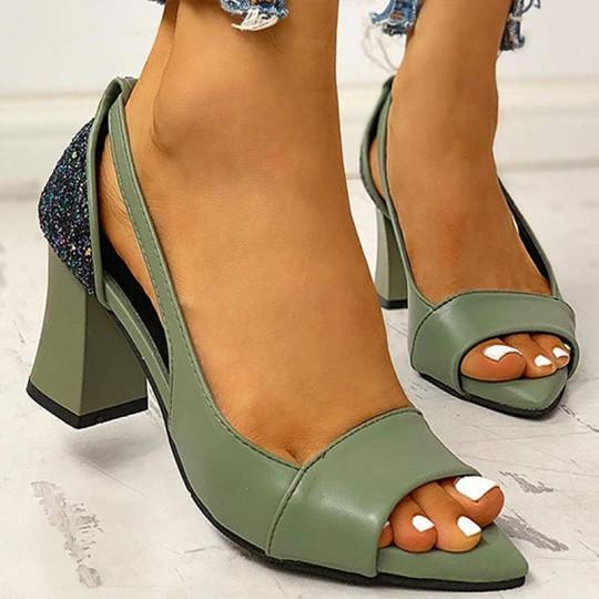 Pointed toe wild fishbill sandals