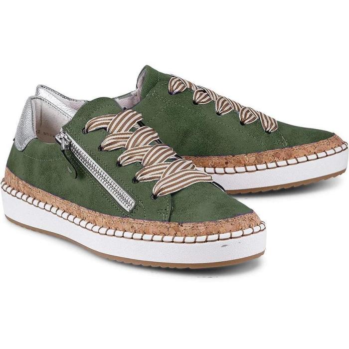 Women Slip-On Zipper Sneakers