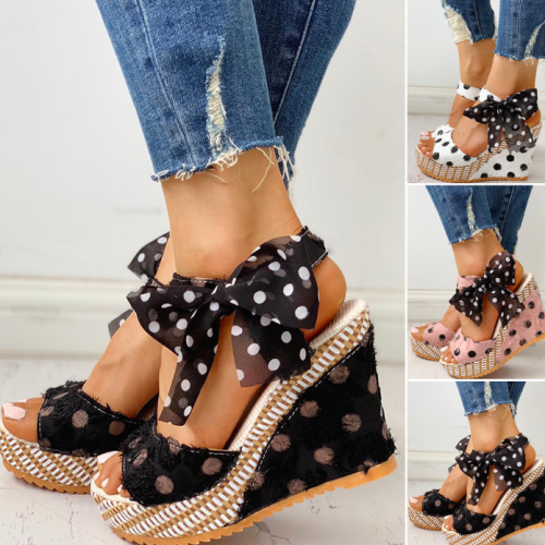 Ladies Fashion Platform Wedges Heel Sandals