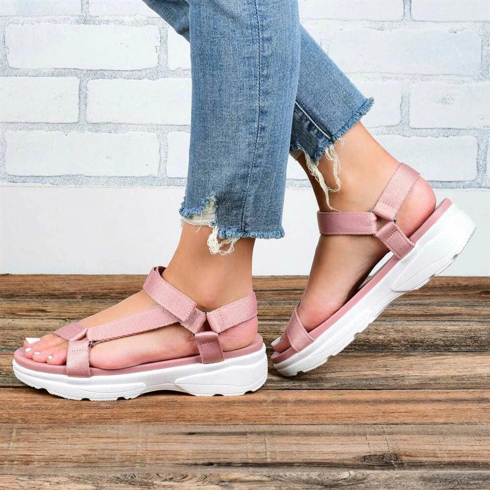 azzy casual platform sandals