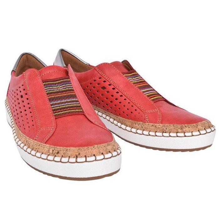 Flat Heel Hollow-Out Round Toe Sneakers
