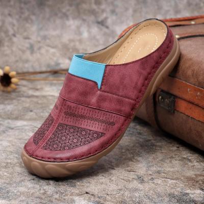 Us 28 29 Casual Microfiber Leather Wedge Heel Magic Tape