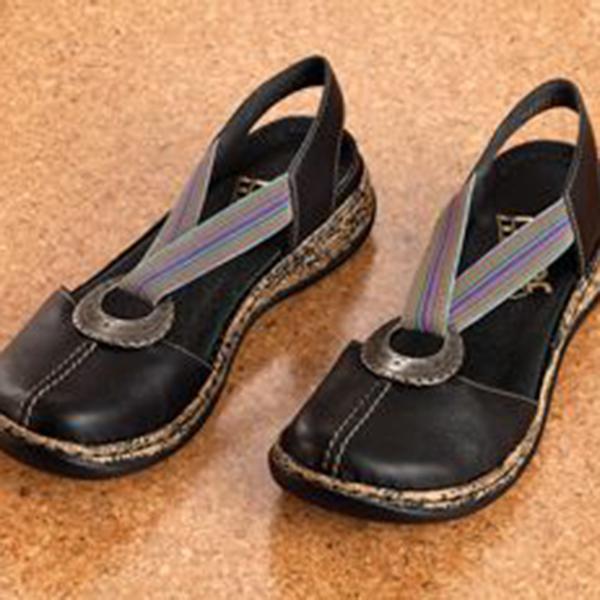 Women PU Leather Soft Sandals