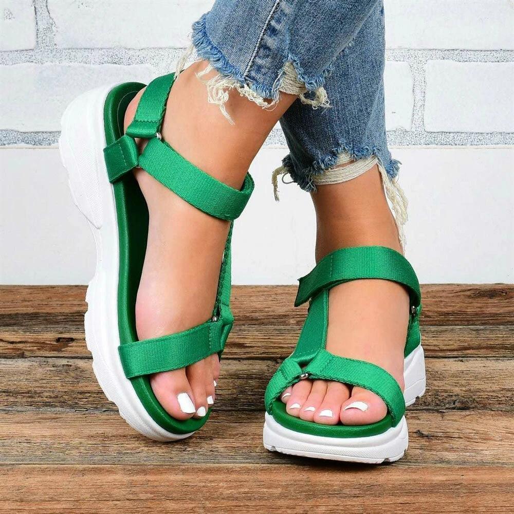 azzy casual platform sandals