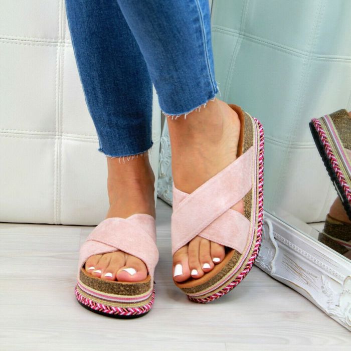 Women Fashion Plus Size Espadrille Sandals