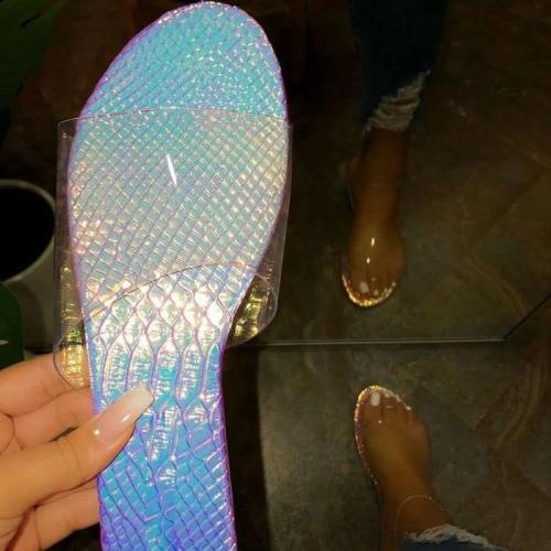 Slip-On Flat With Flip Flop Rubber Summer Slippers