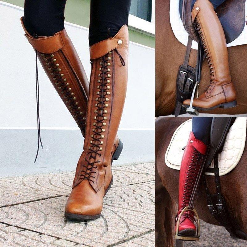 flat bottom riding boots