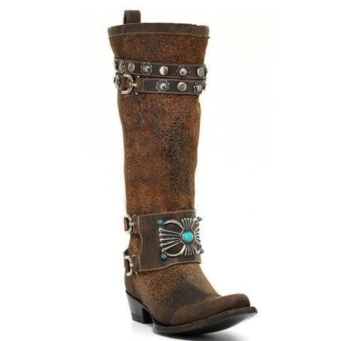 block heel western boots