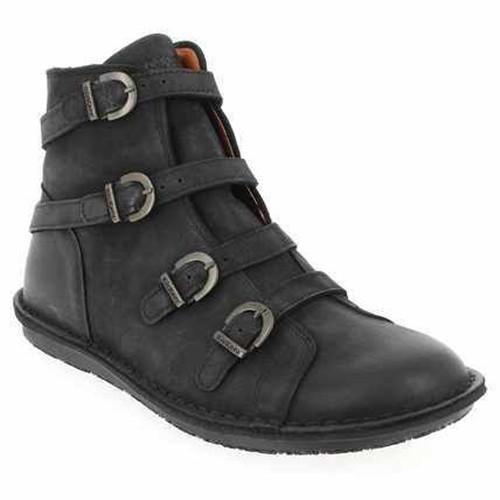 Buckle Comfortable Round Toe Boots