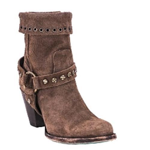 Brown Spring/Fall Chunky Heel Boots