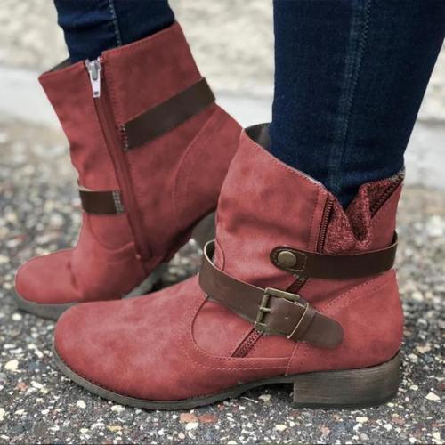 Leather Winter Daily Boots