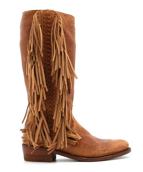 Brown Tassel Boots