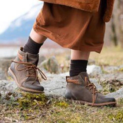Fall Artificial Leather Boots
