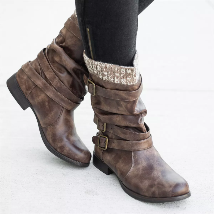 Fashion Women's Sweater Slouchy Boots Winter Boots