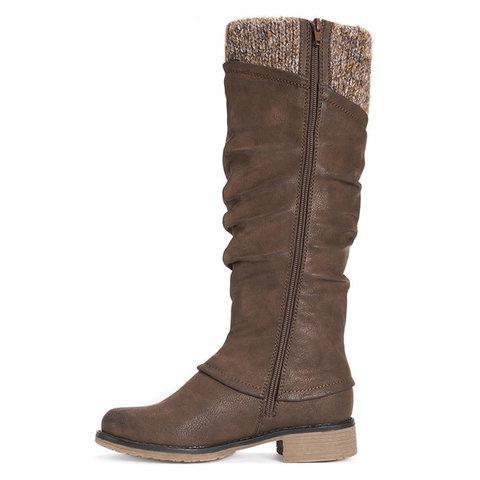 *Women's Flat Heel Casual Winter Boots