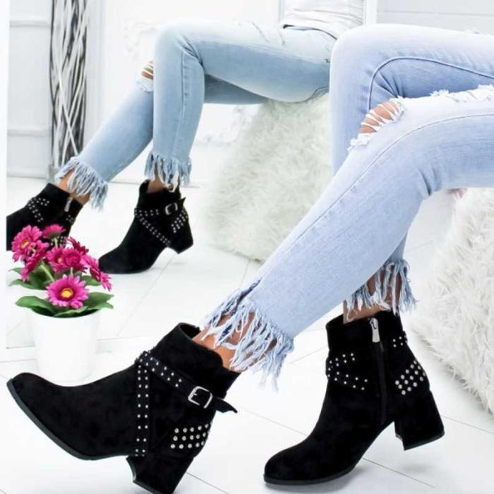 Ladies Party Western Stretch Fabric Boots