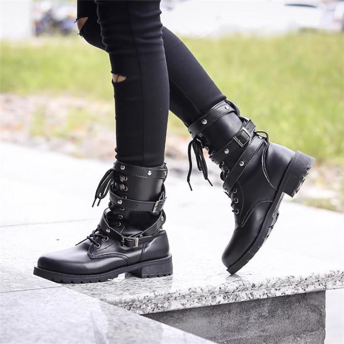 Lace Martin Boots