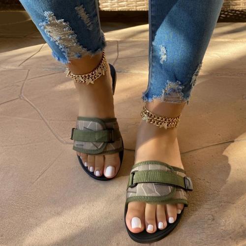 Flat Buckle Sandals