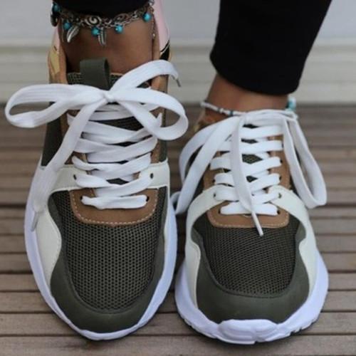 Women Athletic  Lace Up Non-slip  Sneakers
