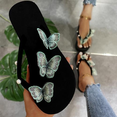 flat animal print sandals