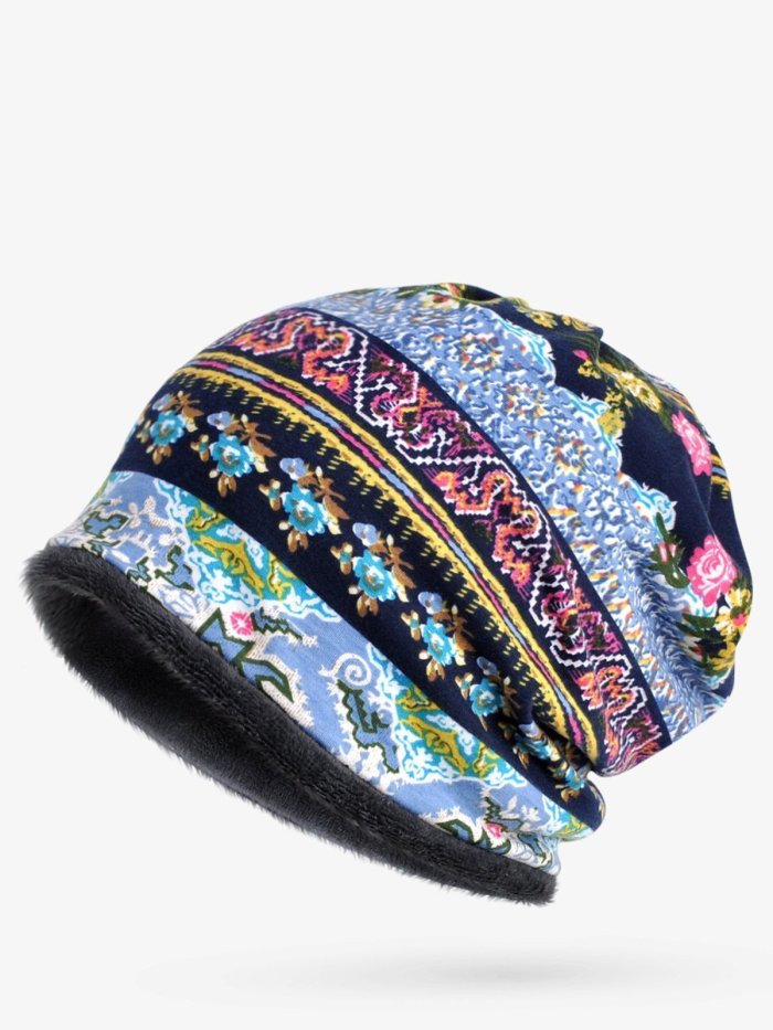 Winter Warm Cotton Tribal Vintage Hats